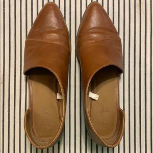 Cognac Leather Mule